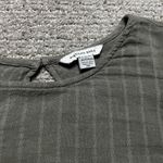 American Eagle  Womens XS Long Sleeve babydoll‎ Blouse Olive Green Open Back Boho Photo 6