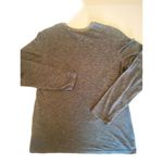 Nike Tee Women's Shirt Dri-Fit Long Sleeve Crewneck Loose Pullover Swoosh Black Photo 5