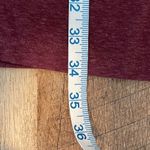 Z Supply  Womens Lake Triblend Heather Wrap Tie Waist Tee‎ Dress Burgundy Medium Photo 8