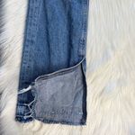 Bershka High Rise Ripped Knee Jeans Photo 2