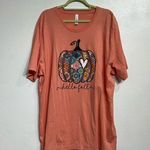 Bella Canvas Hello Fall Coral Short Sleeve Tee Sz 2XL NWOT Photo 1