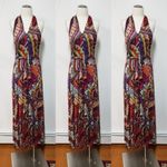 Anthropologie 💯%Maeve Cynthia Halter Maxi Dress Photo 2