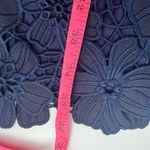 Ann Mashburn NWT  Francine embroidered lace dress navy sz XS Photo 6