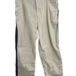 Esby Twill Pant Size 34 Blue Embroidered Side Cotton Photo 0