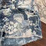1st Kiss Denim Floral Distressed Short Photo 4