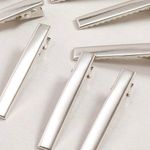 10pcs Solid Alligator Hair Clips Photo 0