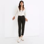 Madewell • Classic Straight Black Women's Jeans Lunar Wash Photo 5