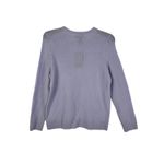 C by Bloomingdales Cashmere Sweater Womens Small Long Sleeve serenity blue Purple Photo 2