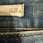 OP So Mia rise CROP Jeans size 15 distressed J15 Photo 5