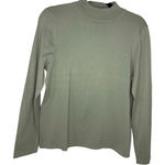 Pendleton  Silk Nylon Cotton Blend Sweater Mock Neck Women's Large Sage Green Photo 0