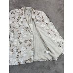 Joie NWT  Floral Linen Blend Blazer Jacket Women's L Neutral Beige‎ school Career Photo 4