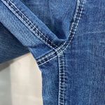 Vintage Earl Jean women's dark medium wash blue denim skinny embellished jeans Size 6 Photo 2