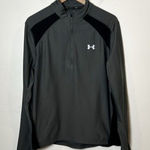 Under Armour Run HeatGear 1/4 Zip Jacket in Gray and Black size L Photo 0