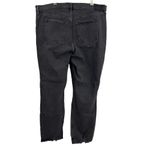 Abercrombie & Fitch Abercrombie 90s Straight Ultra High Rise Jeans Black Distressed 35 Long 20L New Photo 3