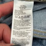 Old Navy  Mid Rise Boyfriend Loose Jean Light Wash Distressed Size 16 Tall Long Photo 6