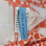Antonio Melani Orange & White Bikini Top Size Small EUC Photo 4