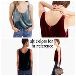 J.Crew Velvet Tank Top Photo 3