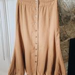 Vintage Wool High Waisted Tan Button Photo 0