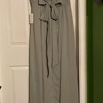 Show Me Your Mumu Lauren Tie Maxi Dress in Deep Sage Chiffon $148 NWT XXL Photo 3