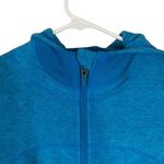 prAna Blue Long Sleeve Hooded Athletic Full Zip Casual Jacket Women Sz XS Photo 4
