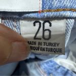 BDG Grunge Size 26 Straight Leg Distressed Pale Blue Jeans Photo 11