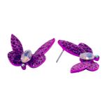 Betsey Johnson Garden Glam Butterfly Stud Earrings Photo 1