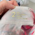 Lilly Pulitzer Pink Blue Palm Print Chino Shorts Womens 2 Beachy Summer Vacation Photo 4