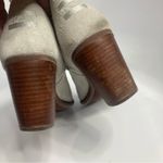 Toms gray peep Toe Heels size10 Photo 6