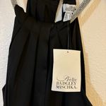 Badgley Mischka Belle by Julier Satin Halter Neck Sleeveless A-Line Dress Photo 7