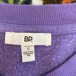 BP NWT  purple dahlia v neck cropped sweatshirt S 80% organic cotton Photo 6