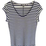 Like New Toad&Co Samba Muse Ruched
Side Striped Midi Dress Size Medium Photo 1