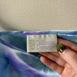 California Dynasty Sheer and Silky Tank Top Blue Size L Photo 3