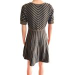 Boden Size 10 Brown Striped Wool Cotton Knit Sweater Dress Photo 6