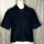 Focus 2000 Women's Petite Denim Jacket Blue Size 6P‎ Casual 3/4 Sleeve Photo 0