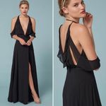 Reformation Cordelia Romantic Flowing Gorgette Formal Wrap Maxi Dress $328 8 Photo 1