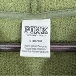 PINK - Victoria's Secret Pink by Victorias Secret Half Zip Varsity Half Zip Hoodie Jacket Green Medium Photo 12