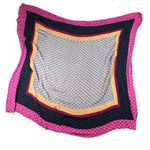 Banana Republic Factory Viscose Box Scarf 36" x 42" Soft Multicolor Scarf Pink Photo 0