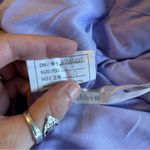 NWOT lavender sequined homecoming dress with sheer chiffon cape size 4 Purple Photo 4