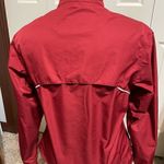 ASICS  Womens Small Red Full ZIP Light Jacket Photo 2