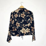 Saltwater Luxe Floral Crop Shirt Jacket SiZe Small Photo 6