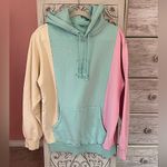 Teddy Fresh  pastel colorblock softgirl skater grunge streetwear hoodie logo LG Photo 5