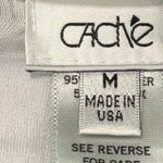 Cache Vintage  Y2K Zebra Floral Rose Garden Sleeveless Babydoll Mini Dress Size M Photo 4