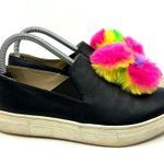 Seychelles  Black Leather Slip On Sneakers Women's 8.5 US Photo 2