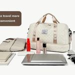 Women's Unbranded Duffle Bag Medium Green Travel Photo 1