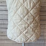 J.Crew Mercantile White/Cream Puffer Vest Size X-Small Photo 6