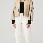 Steve Madden  Hayle Jacket in Beige Small Womens Vegan Coat Faux Leather Photo 15