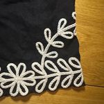 Maison d’ Amelie 6 embroidered shorts linen Black Photo 2