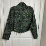 Free People tapestry paisley crop boxy jacket size large Photo 5