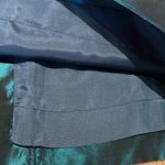 Carlisle  Silk Pencil Fully Lined Skirt Shimmering MetallicTeal Size 4 Photo 1