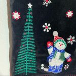 Tantrums Christmas vest velvet tree snowflakes snowmen size medium Red Photo 1